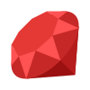 icon logo of Ruby on Rails